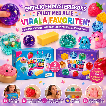 Squishy Fun Box mystery box med 8 squishies