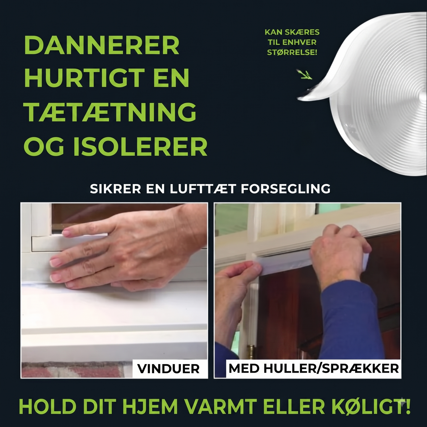 Selvklæbende silikonebånd