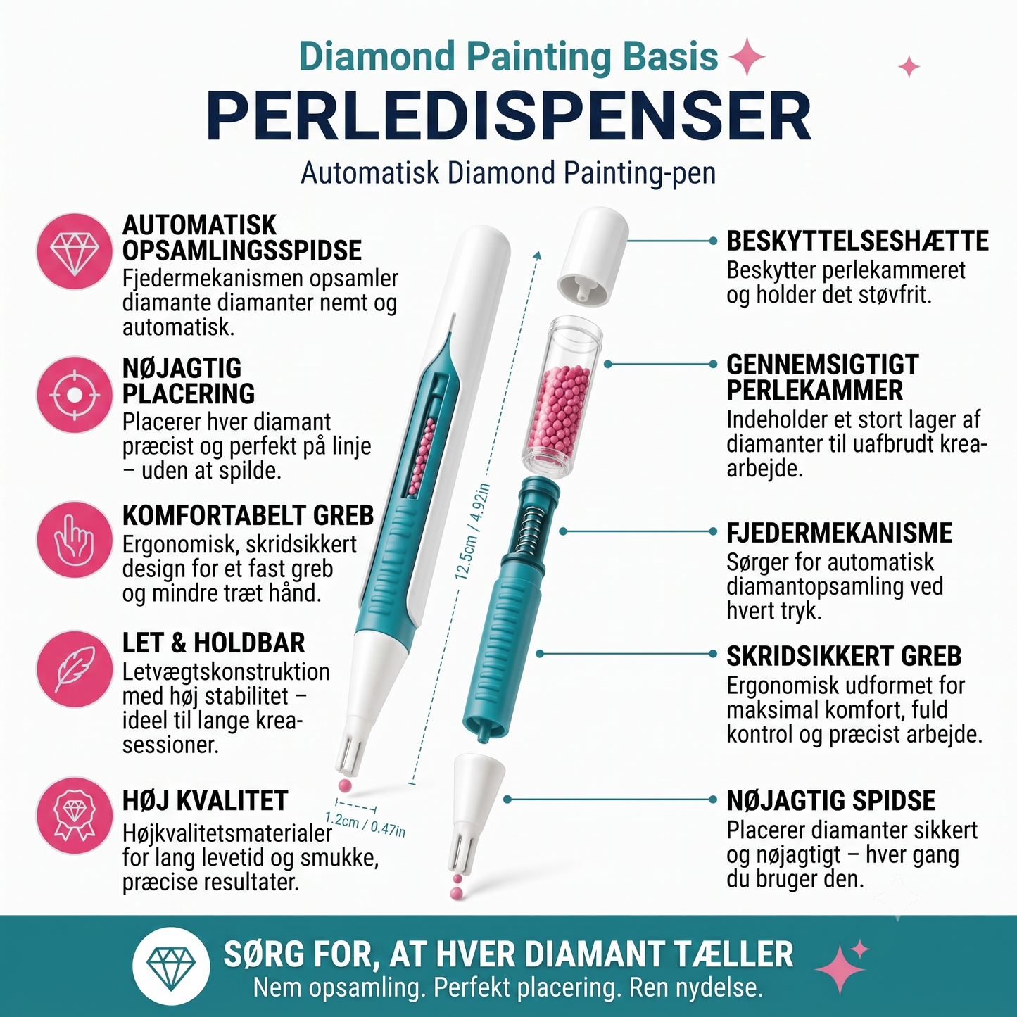 Automatisk diamond painting pen