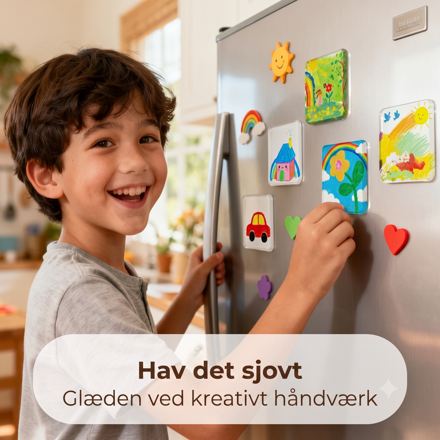 Sæt med 10 fotomagneter