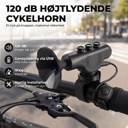Elektrisk cykelhorn 120 dB