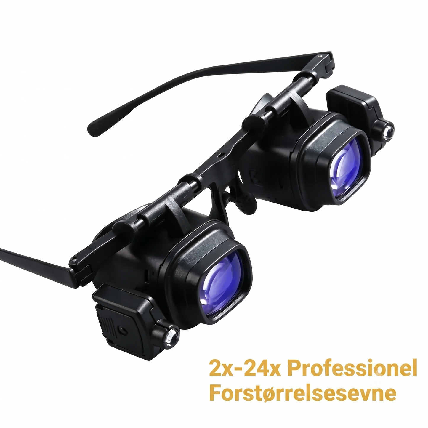 LED-forstørrelsesglas med justerbar holder