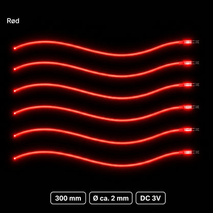 LumiNoodles fleksible LED-filamenter der kan klippes til
