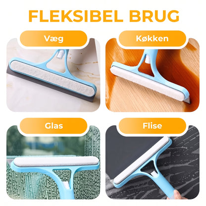 3-i-1 vinduesrenser med sprayflaske