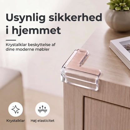 Gennemsigtige hjørnebeskyttere til møbler sæt med 20 stk.