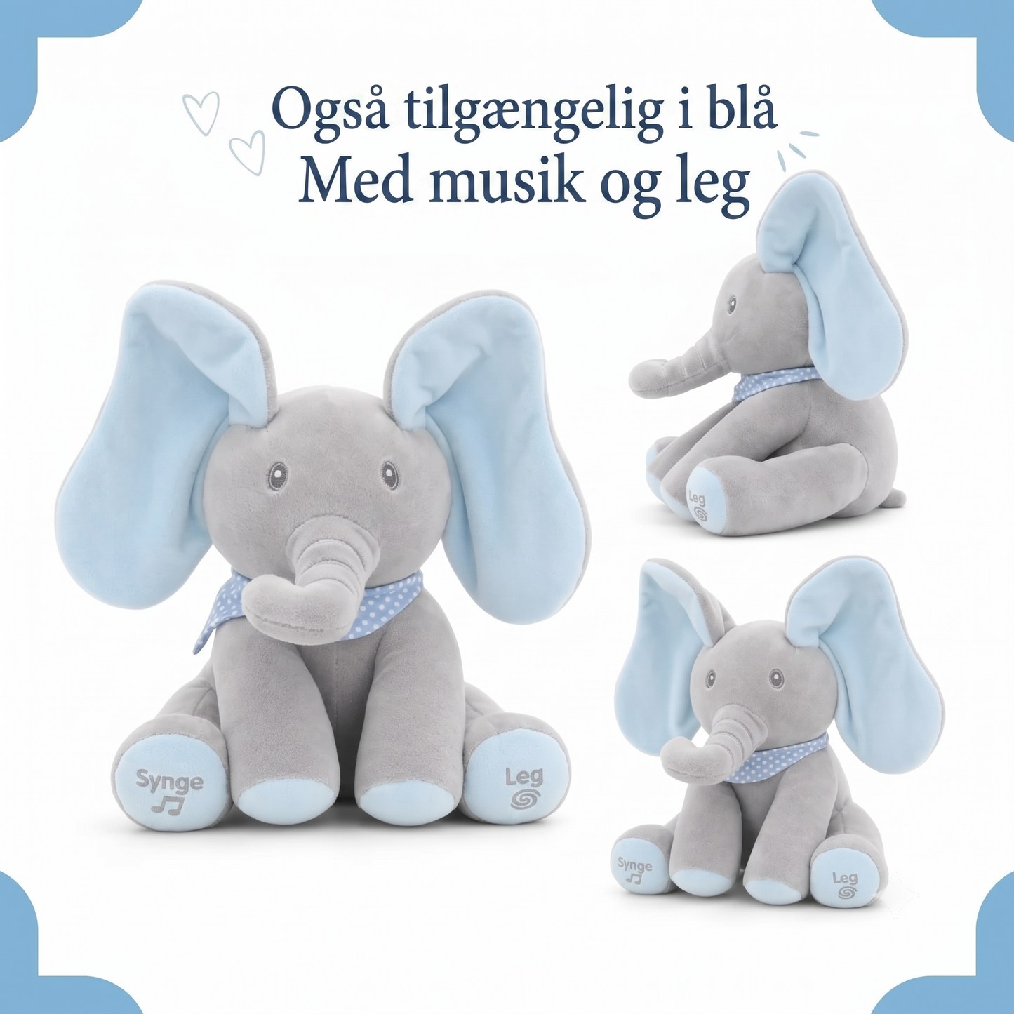 Borte-borte-tit elefantbamse med musik
