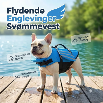 Hundefredningsvest med englevinger