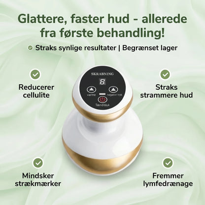 LymfElite massageapparat med vakuum varme og LED-lys