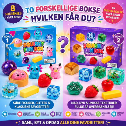 Squishy Fun Box mystery box med 8 squishies