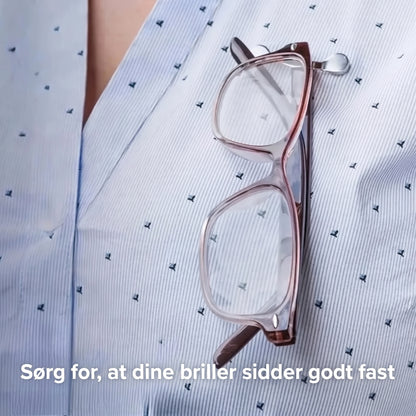 Magnetisk brilleholder til tøj