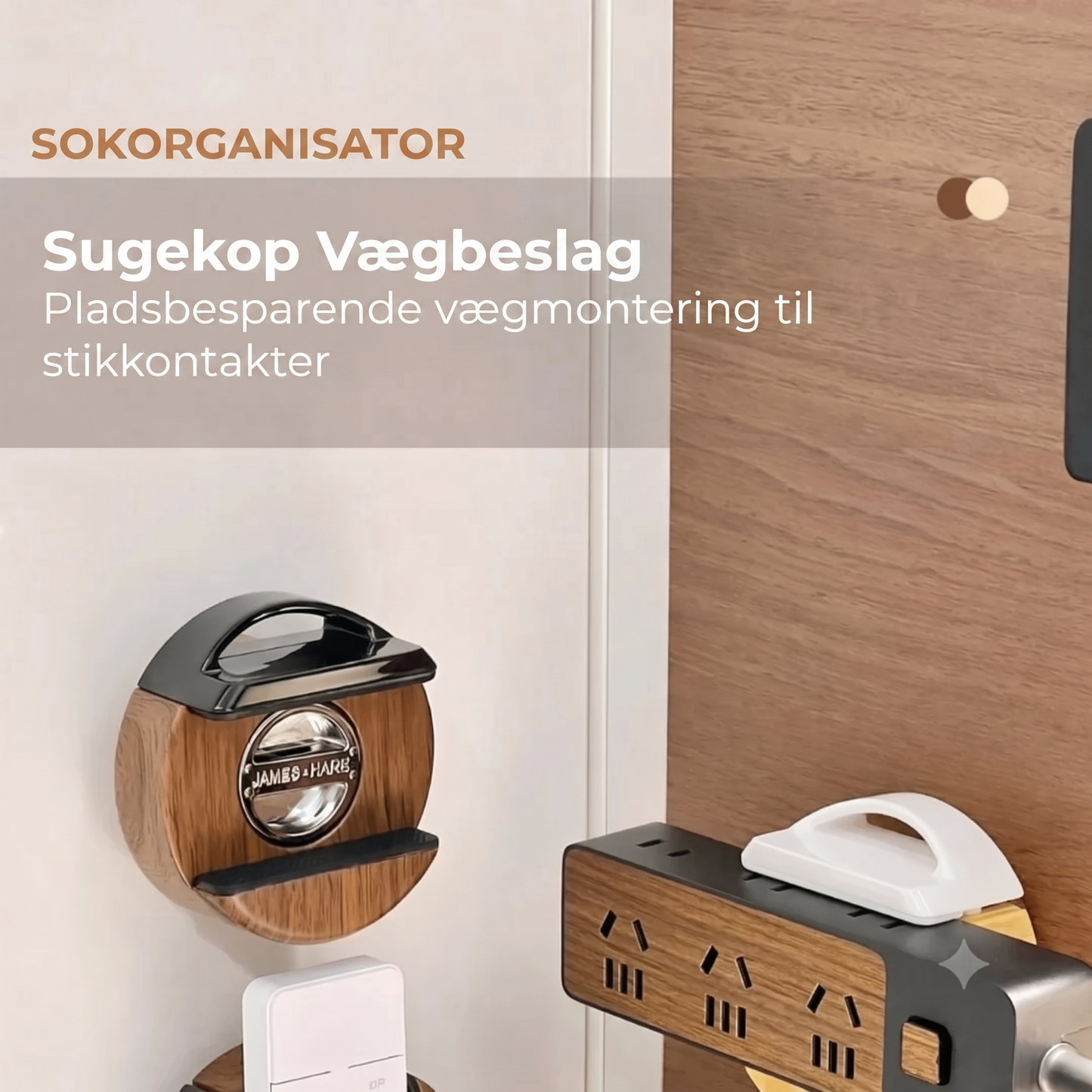 Kabelholder med sugekop