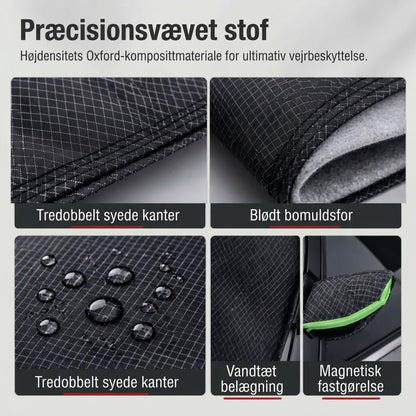 Magnetisk vandtæt forrudebeskytter mod sol og sne
