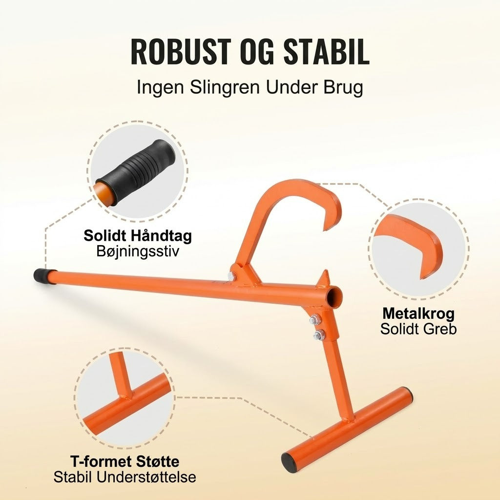 Justerbar stammeløfter i kulstofstål 118 cm