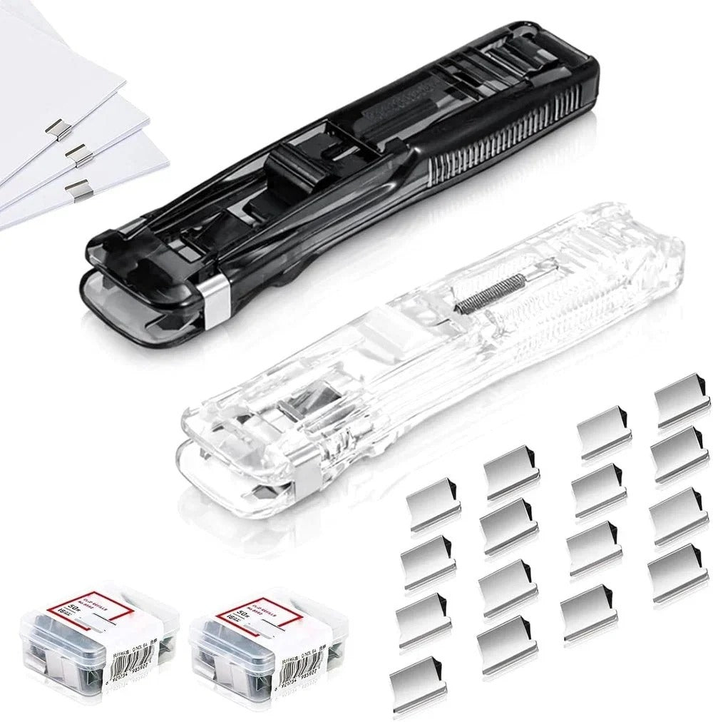 Bindeclypsmaskine med 50 clips