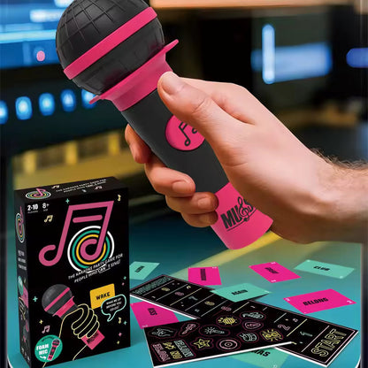 Music Mic Game-selskabsspil med mikrofon