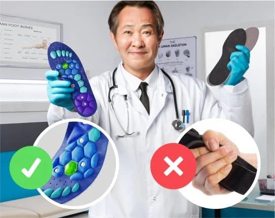 Medivital magnetiske akupressur-indlægssåler