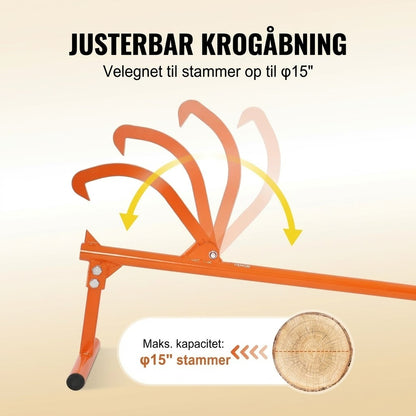 Justerbar stammeløfter i kulstofstål 118 cm