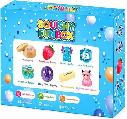 Squishy Fun Box mystery box med 8 squishies