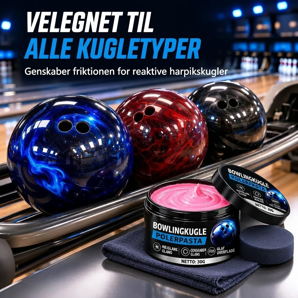 Polerpasta til billardkugler og bowlingkugler