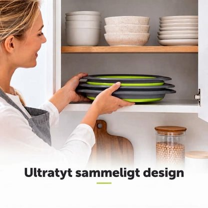 3-delt sammenklappeligt dørslagssæt med afdrypningsbakke
