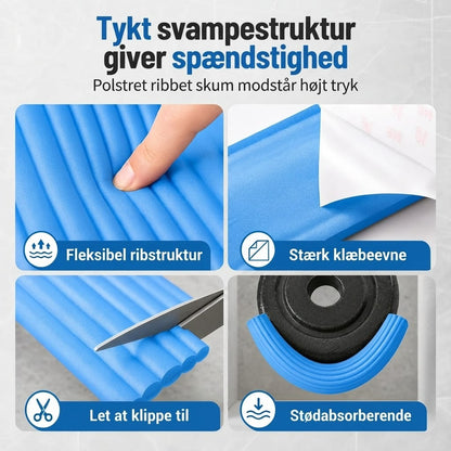 Selvklæbende rørisolering mod frost i udendørs vandrør