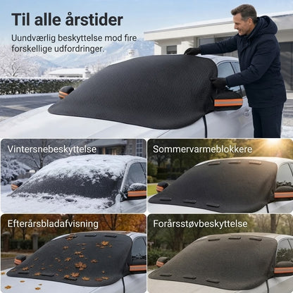 Magnetisk vandtæt forrudebeskytter mod sol og sne