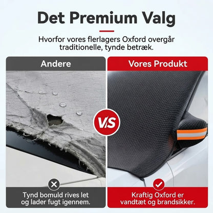 Magnetisk vandtæt forrudebeskytter mod sol og sne