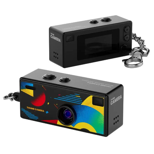 Retro mini kamera nøglering med 1080p HD optagelse