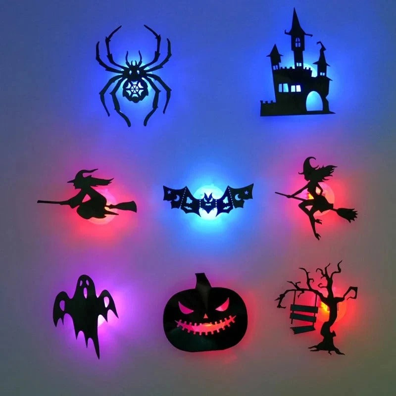 Selvlysende Halloween-vægklistermærker