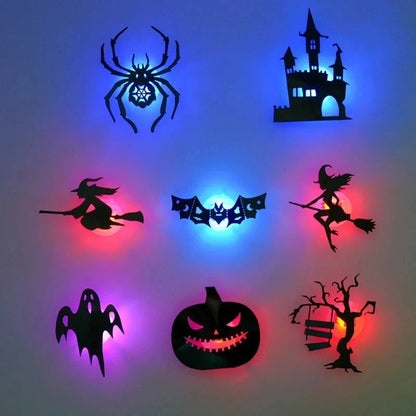 Selvlysende Halloween-vægklistermærker