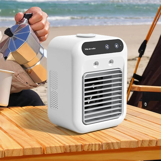 Bærbar 3-i-1 airconditioner med trådløs køling og frisk luft