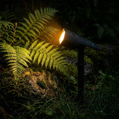 Solcellelampe til haven