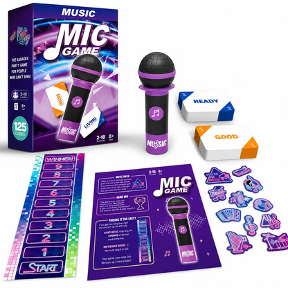 Music Mic Game-selskabsspil med mikrofon