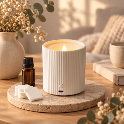 Genopladelig duftspreder med LED-belysning