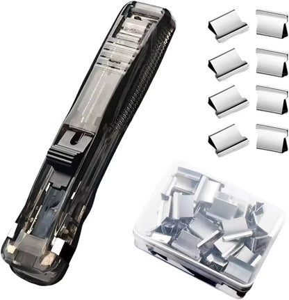 Bindeclypsmaskine med 50 clips