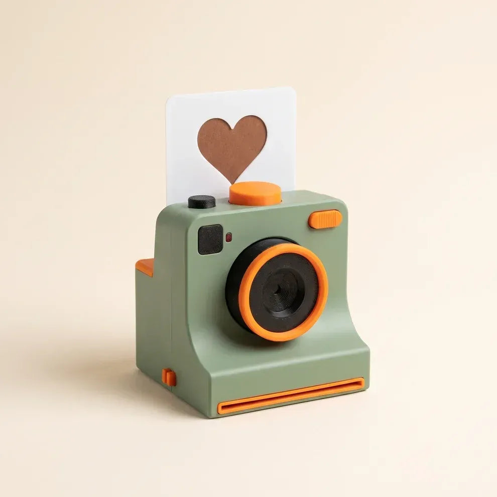 Retro Coffee Art Camera mekanisk latte skabelonprinter