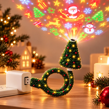 JulGlow HD USB-juleprojektor