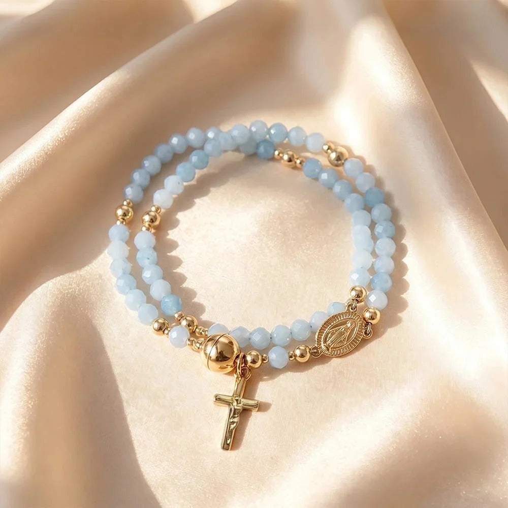 Religiøst rosenkransarmbånd