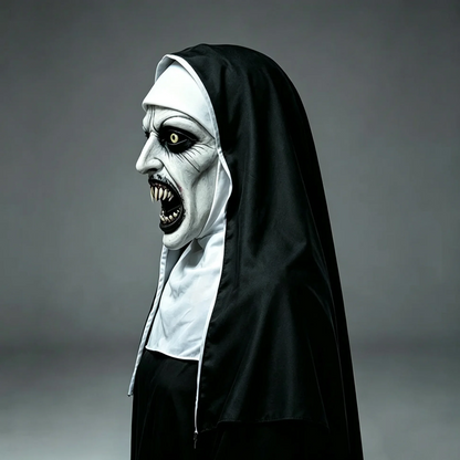 Uhyggelig nonnemaske til Halloween