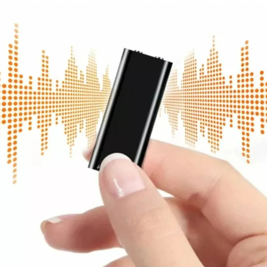Mini stemmeoptager med lydregistrering