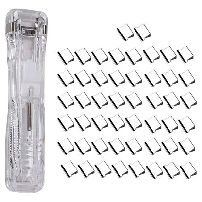 Bindeclypsmaskine med 50 clips