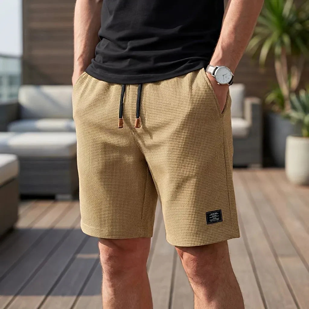 Herre sommershorts med elastisk talje