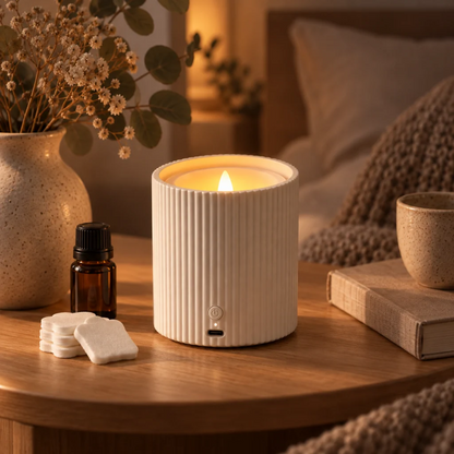 Genopladelig duftspreder med LED-belysning