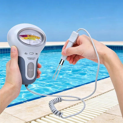 Digital swimmingpool-tester til pH og klor