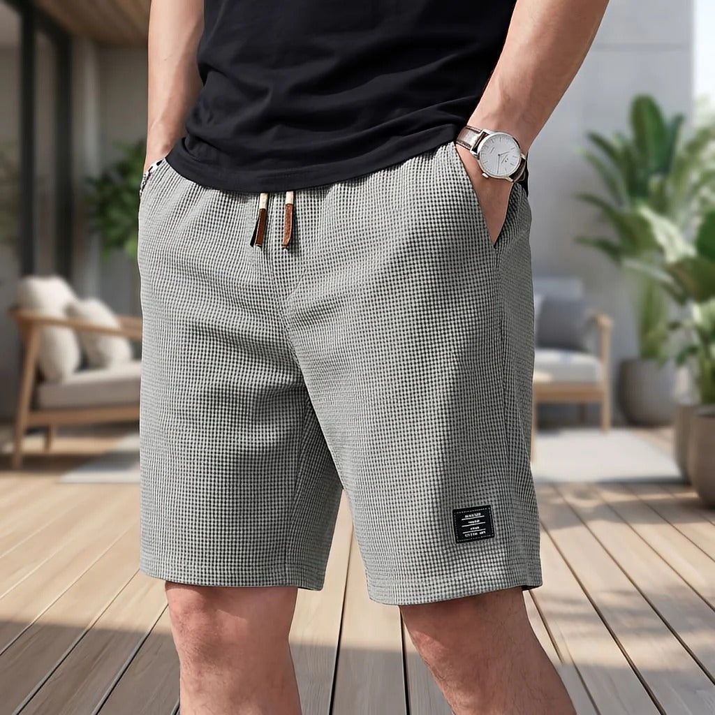 Herre sommershorts med elastisk talje