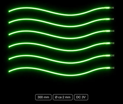 LumiNoodles fleksible LED-filamenter der kan klippes til
