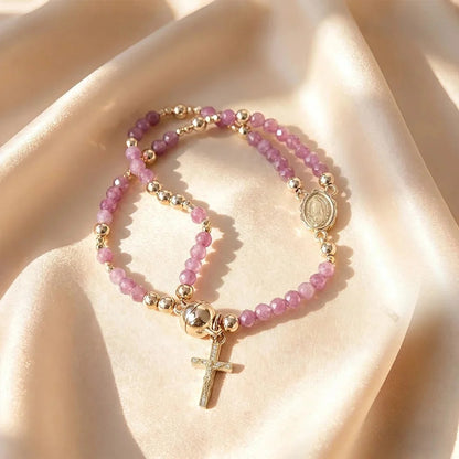 Religiøst rosenkransarmbånd