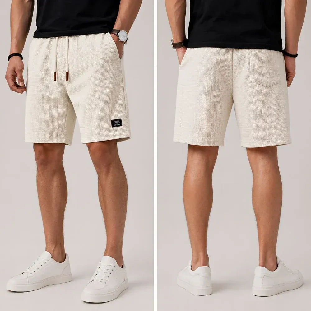 Herre sommershorts med elastisk talje