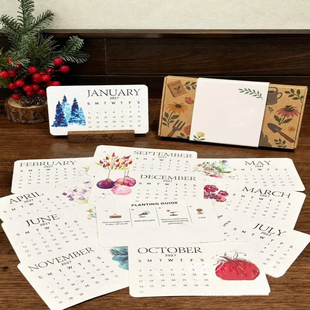 Plantbar frøkalender 2027