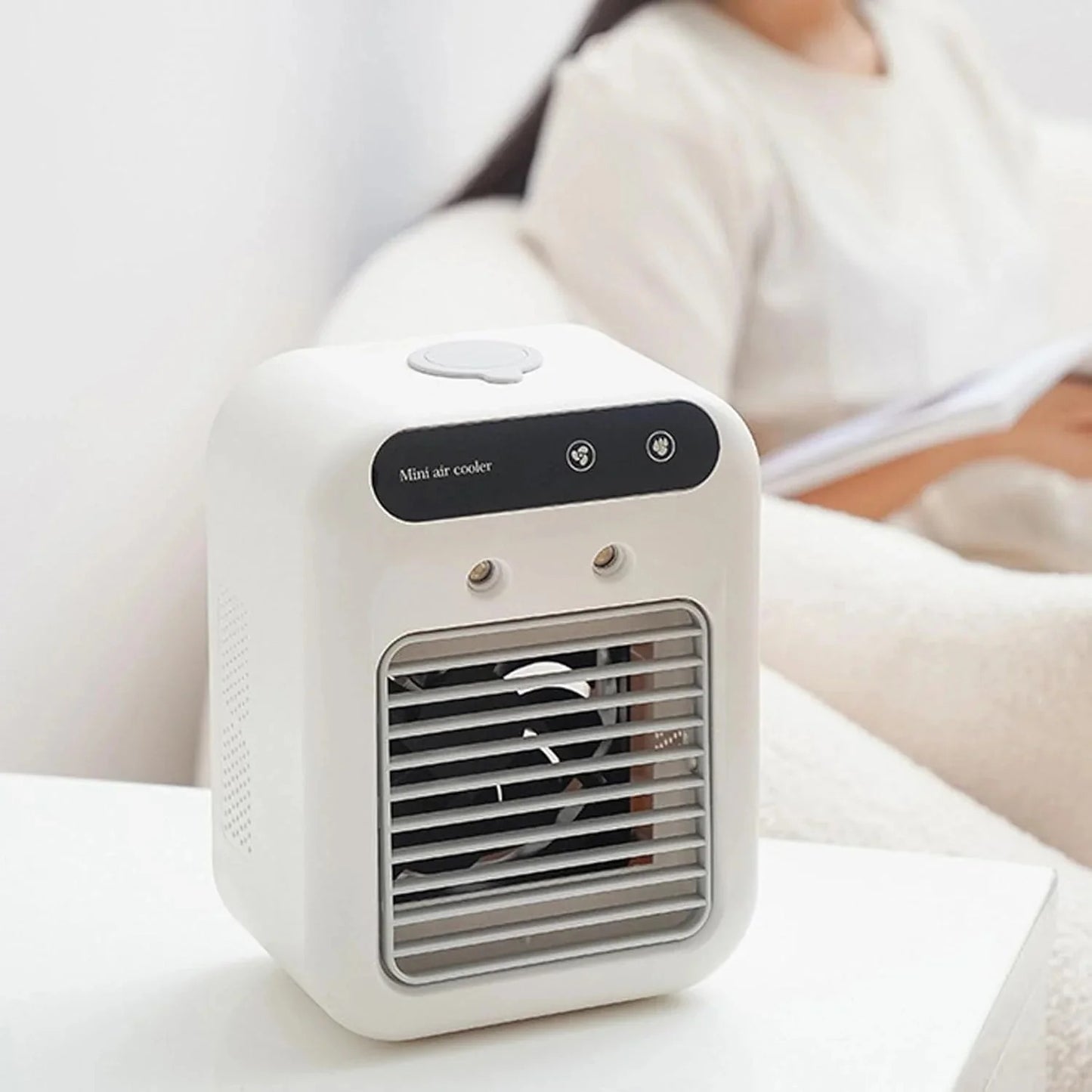 Bærbar 3-i-1 airconditioner med trådløs køling og frisk luft